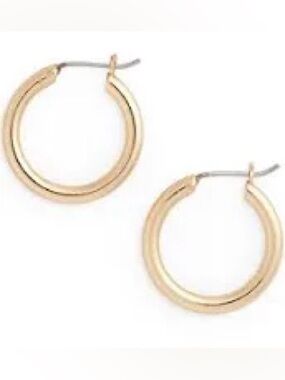 Classic Gold Hoop Earrings - Women Jewelry